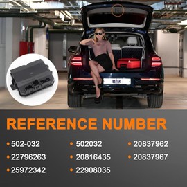 Merautop SJ Electric Tailgate Control Module Replacement for SRX V6 Insignia A G09 2008-2017 Car Accessories Part# 20837967 502-032 20837962 H54IC2