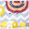 CIYODO Independence Day Usa Flag Bunting Decorative Fan Shaped Banners
