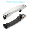 Front Left Exterior Door Handle with Keyhole for Armada 2007-2010,