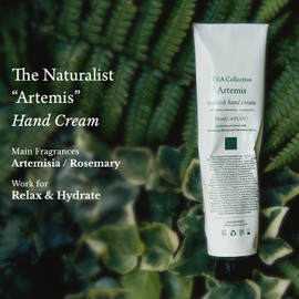 TEA Collective Artemis Nourish Hand Cream | Artemisia, Rosemary, Eucalyptus | 2.36 Fl Oz | Product of Korea