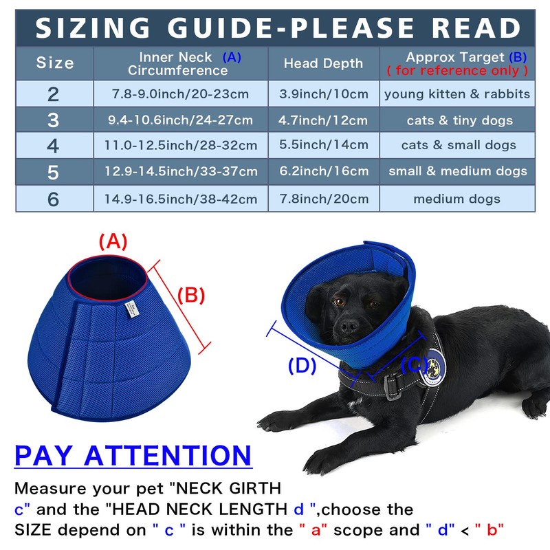 newsbirds Collar for Dogs, Lightweight, Comfortable, Soft, Recovery, Elizabethan Collar
