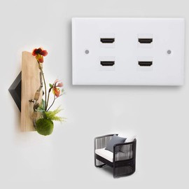 Safe Lightweight Hdmi Wall Panel, Hdmi Panel Mount, Flexible for Hdmi Panel