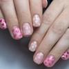 Extra Short Valentines Press on Nails Square Heart False Nails
