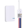 KCMYTONER 1 PK 110V Receiver + White 1PK 1 Way