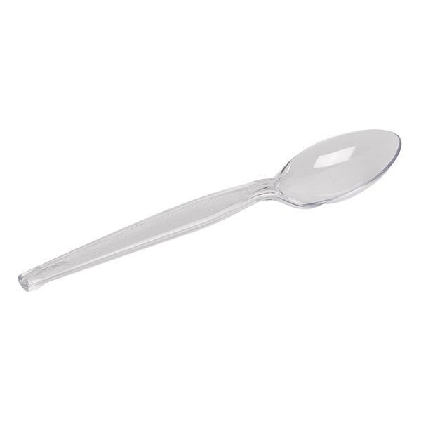 Dixie - TH017 6" Heavy-Weight Polystyrene Plastic Teaspoon by GP PRO (Georgia-Pacific), Crystal, SH017 (Case of 1,000)
