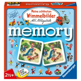 Ravensburger 81297 – My Most Beautiful Hidden Pictures, Memory The Game Classic for All Hidden Picture Fans, Memory Game for 2-4 Players from 2 Years
