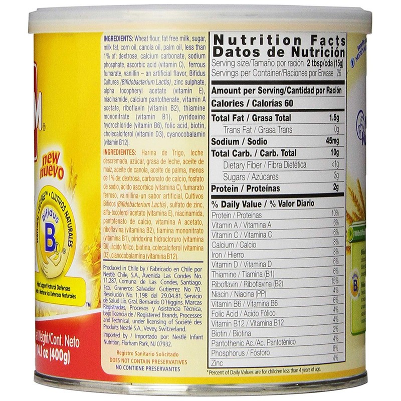 Nestle Cerelac Wheat with Milk Cereal, 14.10 Ounce (PACK -