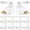 Reginary 8 Sets Night Light Bases, 360° Plug in Rotating