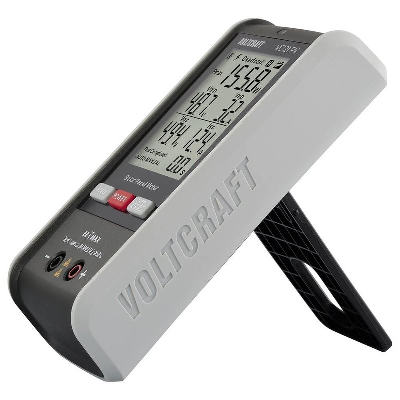 VOLTCRAFT VC121 PV Solar Panel Meter up to 800W Display