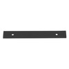 GlideRite 7-1/4" Squared Backplate 5-1/16" 128mm Center-Center, Matte Black -
