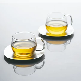 KINTO (キントー) UNITEA カップ&ソーサー 230ml ガラス 耐熱ガラス 8330