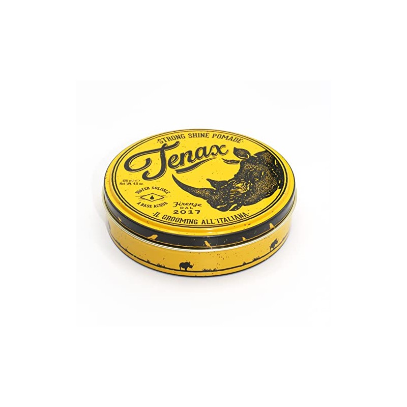 Tenax Water Soluble Pomade, Strong Hold with Clean Shine, 4.5