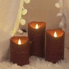 Battery Operated Flameless Led Candles Real Wax Pillar Candles with