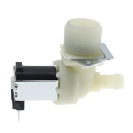 ECSiNG Electric Solenoid Valve AC220-240V 3/4 Inch Normally Closed Water Inlet Flow Switch Valve Quick Connection for Washing Machines