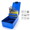 S&R drill bit set, 15-piece, 23 pieces, in plastic box