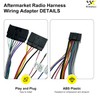 Aftermarket Radio Wiring Adapter Compatible with Ford 1986-2004/Mercury 1986-2000/Mazda 1991-1997,