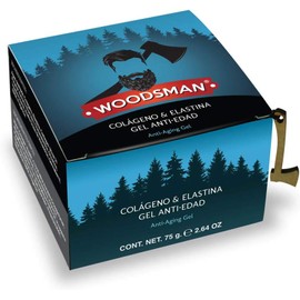 Woodsman - Gel Facial Antiedad Con Colágeno Y Elastina Revitaliza Hidrata Tonifica Rostro (75 gr)