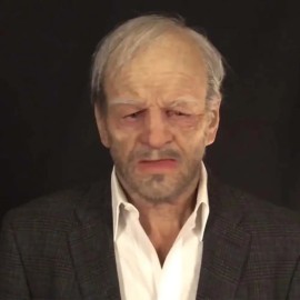 Máscara De Abuelo De Halloween T 2001