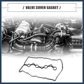 INFINAUTO Valve Cover Gasket, for Hyundai Sonata Santa Fe 2.0L 2.4L 2015-2020, Rubber, 22441-2GGB0, Black Stylish Design