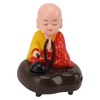 Little Monk Figurine USB Charging 6 Songs Music LED Nodding
