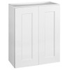 Design House Brookings 24-Inch Wall Cabinet, White Shaker