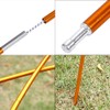 Aluminum Tent Rod, 2Pcs Outdoor Aluminium Alloy Tent Pole Tent