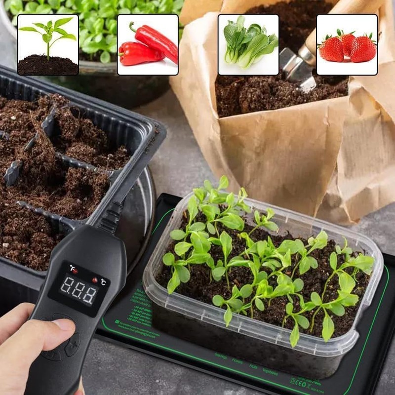 Seedling Heat Mat with Thermostat Durable Waterproof Heat Mat