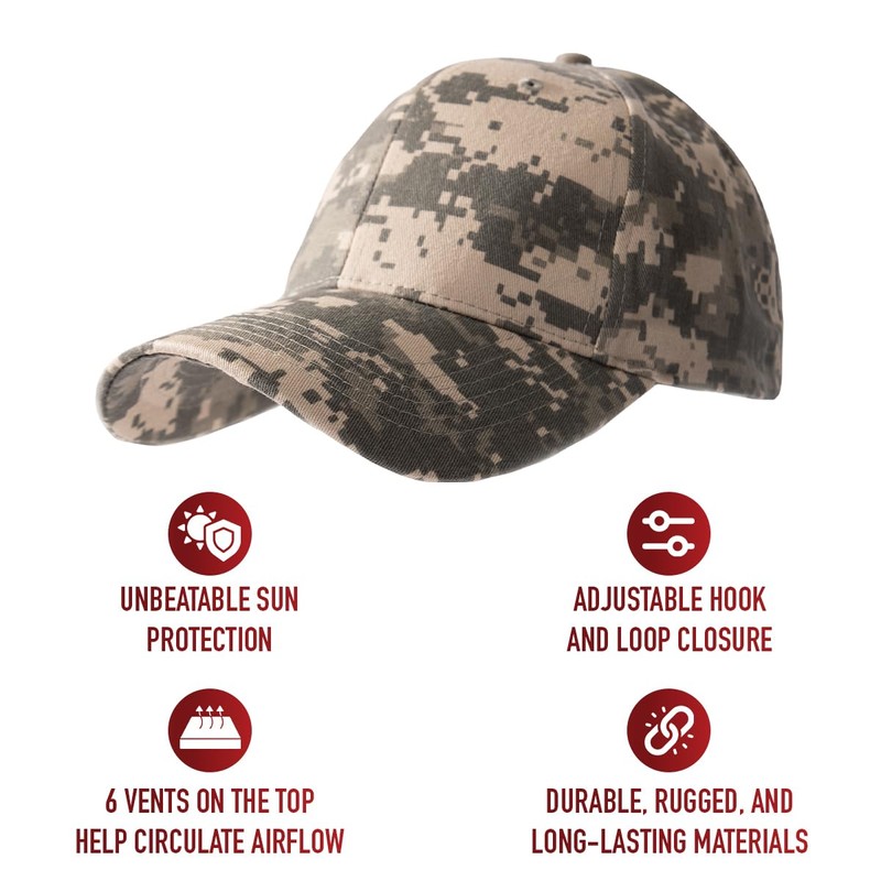 Rothco Supreme - Gorra de béisbol de Camuflaje para Actividades