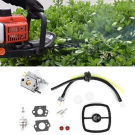 Fdit High Quality Hedge Trimmer Aluminum Carburetor Kit Replacement Accessories for Hedge Trimmer Carburetor for Echo HC1500 12520005962 for Zama C1U-K51