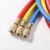 3Pcs Refrigerant Charging Hose 0.9m High Pressure 1/4in AC Charging