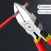 2 Pack Wire Cutters MC-180, Ultra Sharp 6 inch Precision
