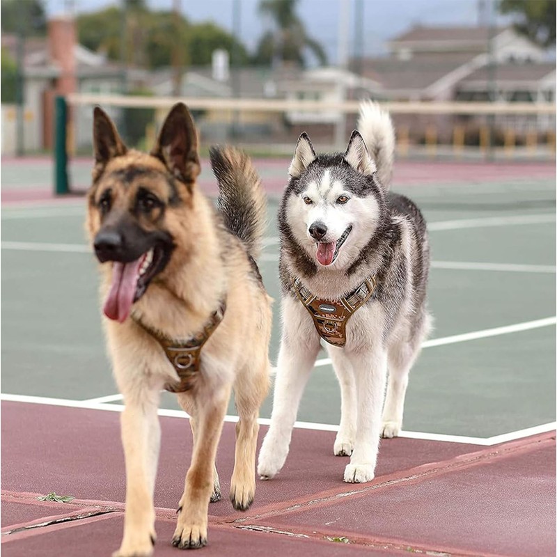 Tactical Dog Harness, for Hiking Training Military Service Dog Harness