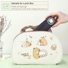 DEVICO Travel Utensils with Case Cute, Reusable Silverware for Lunch,