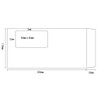 DL Window Envelopes Virgin Who Craft G 220 X 110 A43 Tri-Fold Exact