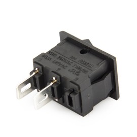 DIYhz 20 Pcs Environmental Protection Boat Rocker Switch AC 3A/250V 6A/125V 2 Solder Lug SPST On/Off 2 Pin Mini Boat Rocker Switch for Electrical Products