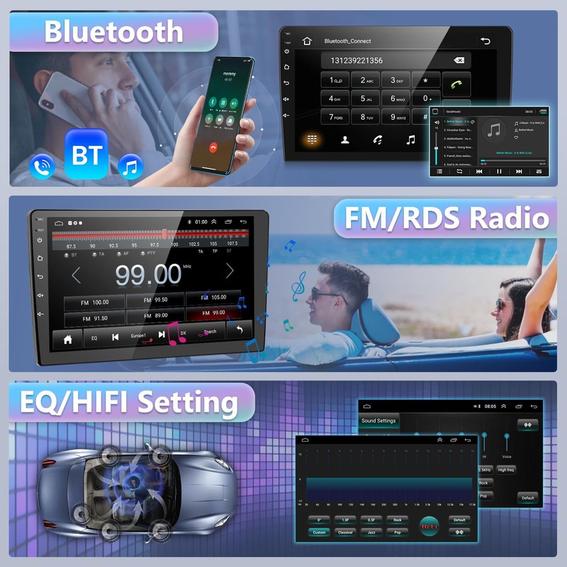Podofo Car Stereo for Honda Insight 2009 2010 2011 20121
