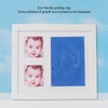 Baby Footprint Kit DIY 3 Compartment Newborn Handprint Footprint Frame