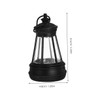 TOPPERFUN 3pcs Mini Solar Lantern Lights Small Hanging Lantern Replacement