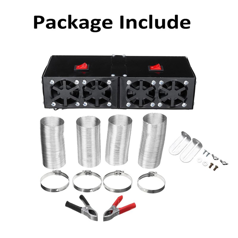 Car Defogger 24V 500W Car heater and Cooling Fan 2