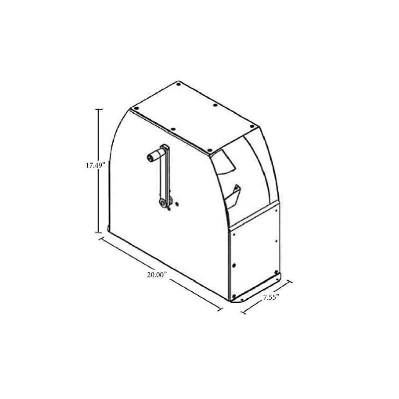 MORryde REEL56-001H Easy Reel Cord Spooler - Tall,Black