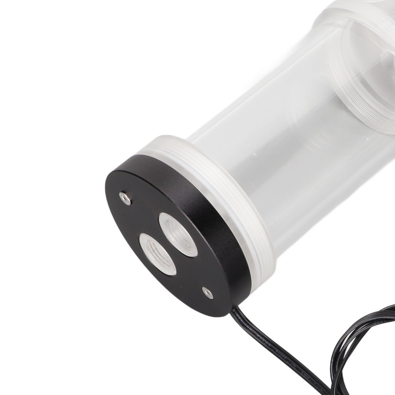 Water Cooling Tank 200ML Temperature Display RGB 160mm G1/4 Cylindrical