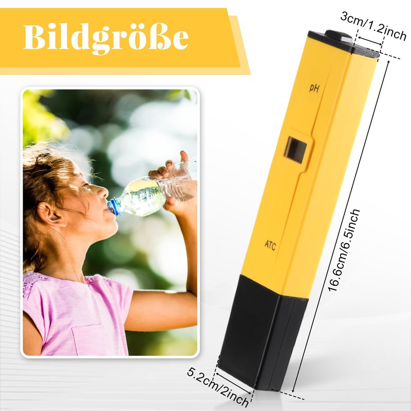 PH Meter - PH Meter with LCD Display High Precision