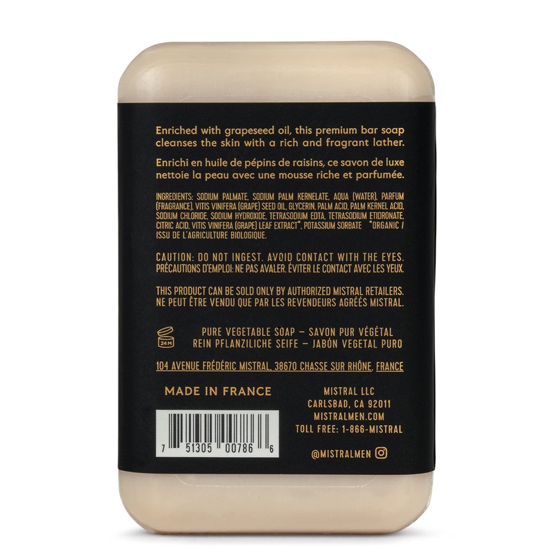 Mistral Bar Soap Organic, Sandstone, Large Bar