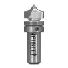 Infinity Cutting Tools 1/2" Shank, Radius Grooving Bit w/Bearing, 3/4"