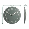Jones Clocks® Chilli wall clock | Modern convex clock |