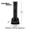 Hamilton Beach 76610 Sacacorchos eléctrico inalámbrico, Negro