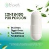 Nowek | Pre y Probióticos + Enzimas Digestivas 1000 mg