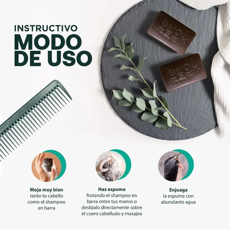Pack 2 Shampoo Anticaída Romerox Tratamiento Cabello Barba