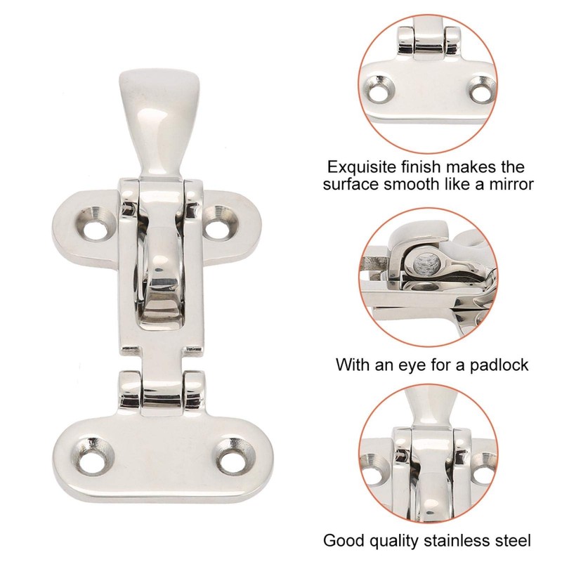 Alomejor 316 grade stainless steel boot hardware lock cabinet hatch