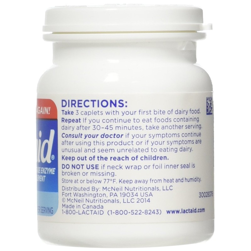 LACTAID Original Caplets 120 ea (Pack of 3)